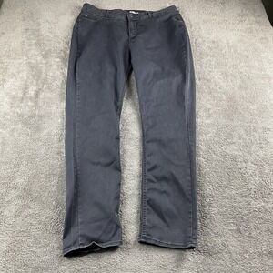 Riders by Lee Jeans Womens Size 35x29 Black Mid Rise Skinny‎ Denim